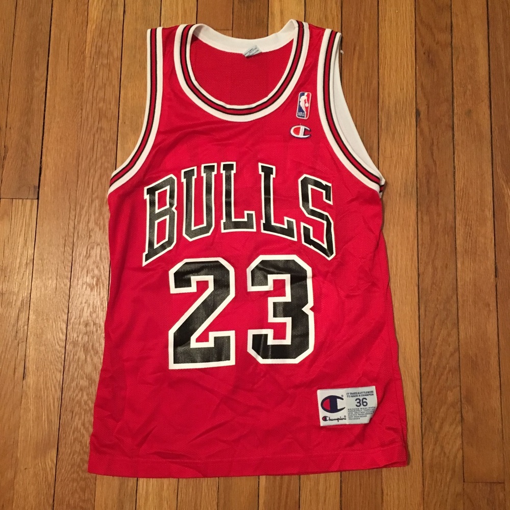 VINTAGE CHAMPION BULLS MICHAEL JORDAN JERSEY